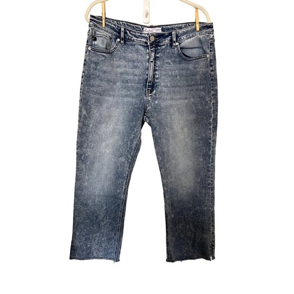 Kancan Womens Jeans Sz 32 Muffy High Rise Straight Leg Denim - Picture 1 of 9